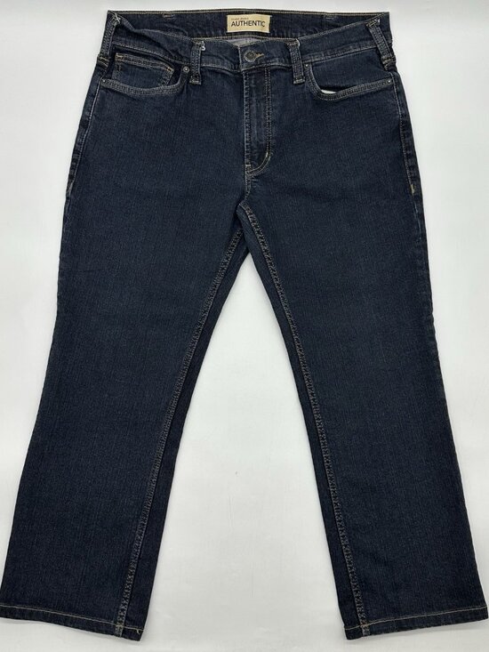 Silver Jeans Authentic The Slim Men's Size 36x27 Dark Wash Stretch Denim Jeans - Picture 1 of 12